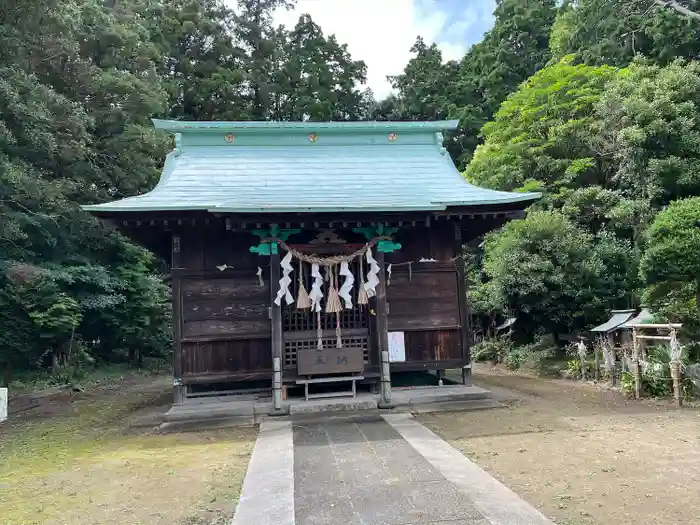 中田八坂神社の本殿