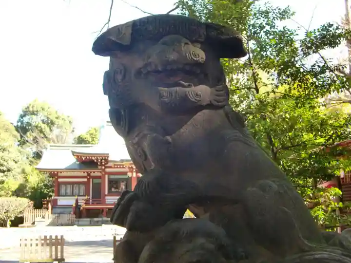 武蔵野八幡宮の狛犬