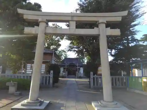 細田神社の鳥居