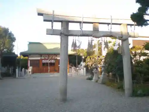 産土神社の鳥居