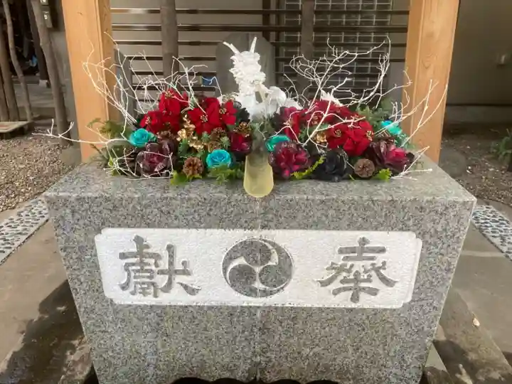 田無神社の手水舎