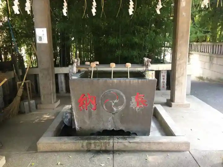 幡ケ谷氷川神社の手水舎