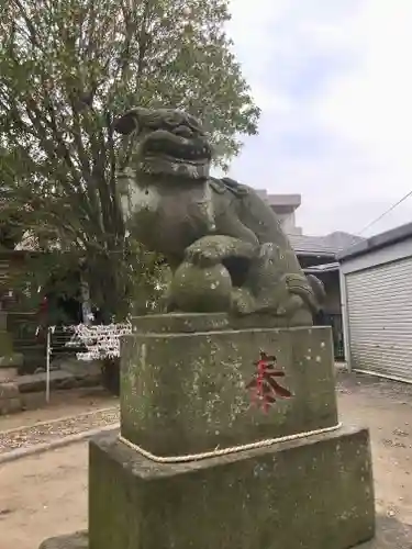 高津諏訪神社の狛犬