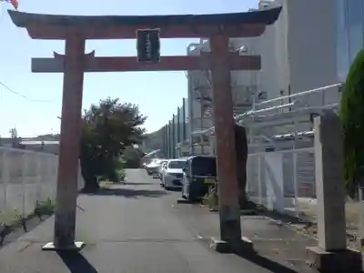 折上稲荷神社の鳥居