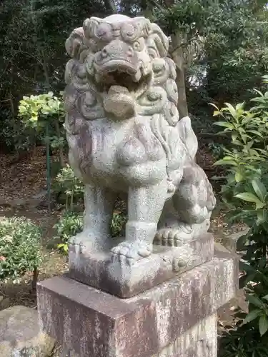 蝮ヶ池八幡宮の狛犬