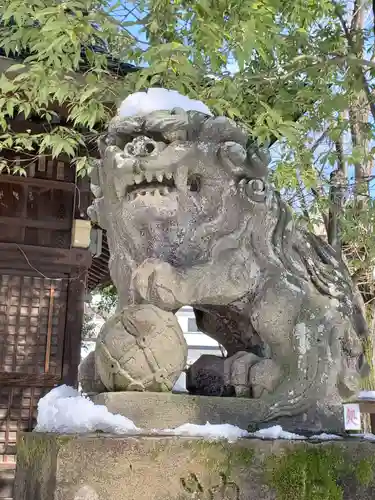 阿邪訶根神社の狛犬