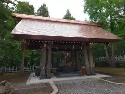 上川神社の手水舎