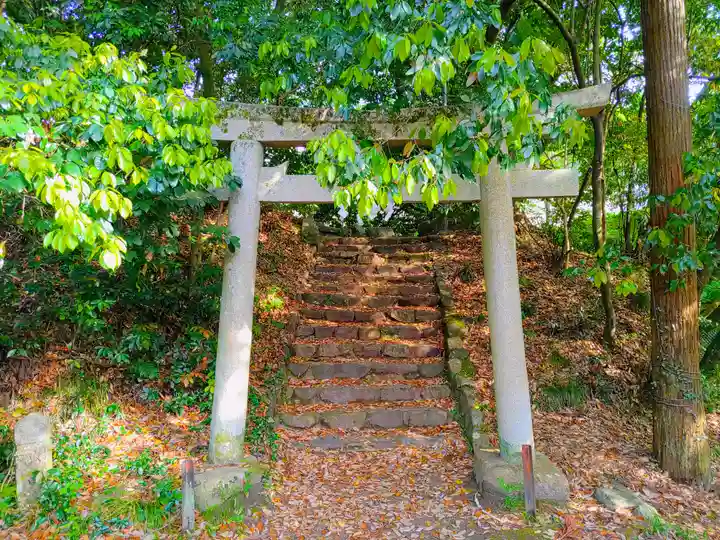 長谷山口坐神社の鳥居