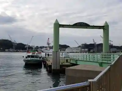 舟島神社の周辺