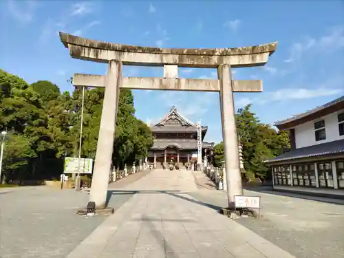 豊川閣　妙厳寺の鳥居