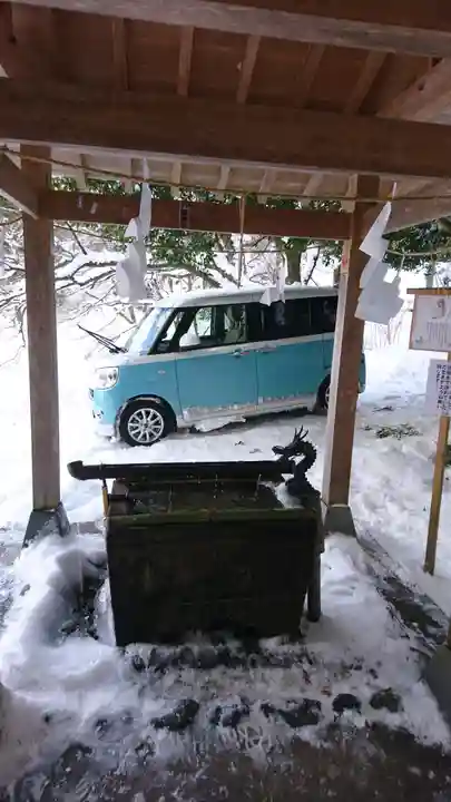 金持神社の手水舎