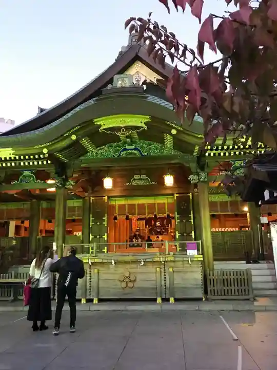 湯島天満宮の本殿・本堂