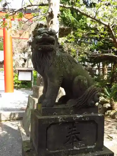 伊古奈比咩命神社の狛犬