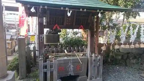 石川町諏訪神社の手水舎