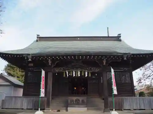 谷原氷川神社の本殿・本堂