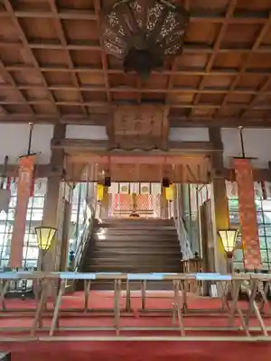 敢國神社の本殿・本堂