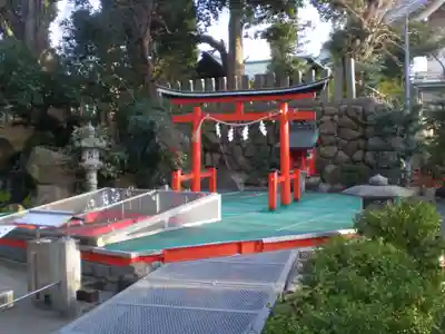 難波大社 生國魂神社の鳥居