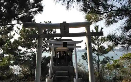 箱島神社の鳥居