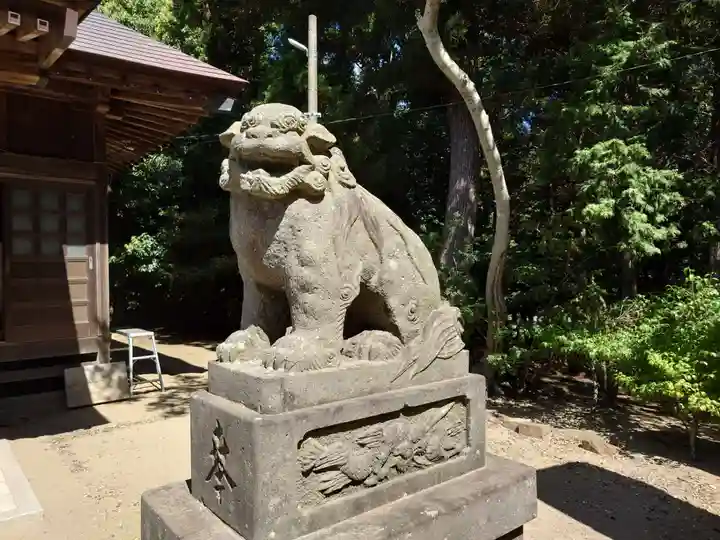 椿ノ海 水神社の狛犬