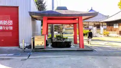 甚目寺の手水舎