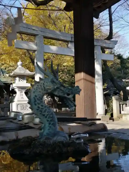 野木神社の手水舎
