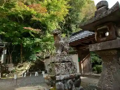 生身天満宮の狛犬