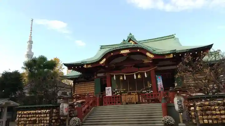 亀戸天神社の本殿・本堂
