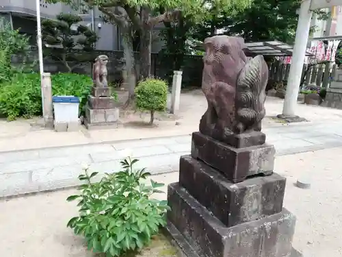 七尾神社の狛犬