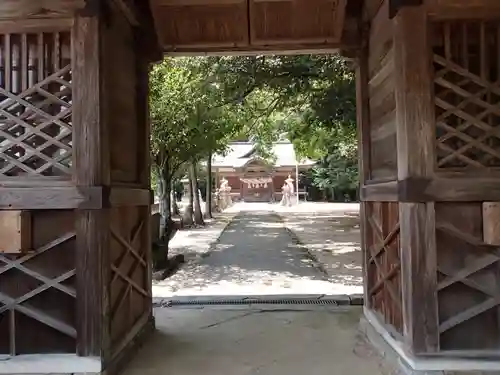 天萬神社の山門・神門