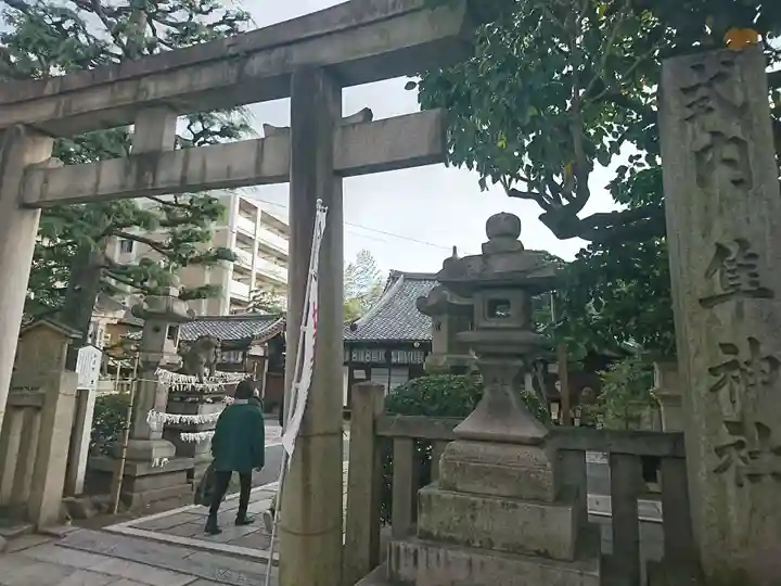 元祇園梛神社・隼神社の鳥居