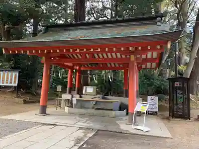 鹿島神宮の手水舎