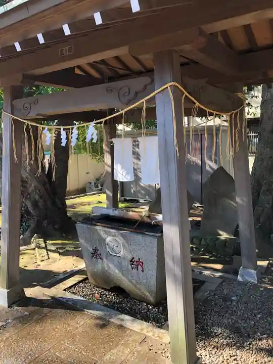 譽田八幡神社の手水舎