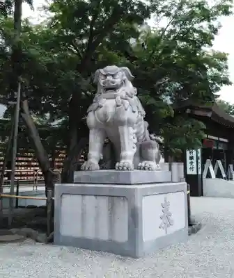 寒川神社の狛犬