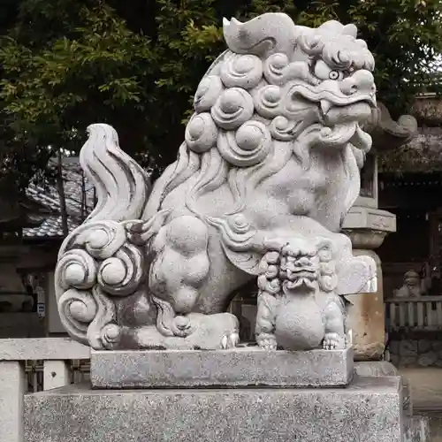 野田八幡宮の狛犬