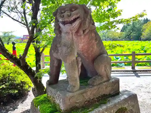 猿賀神社の狛犬