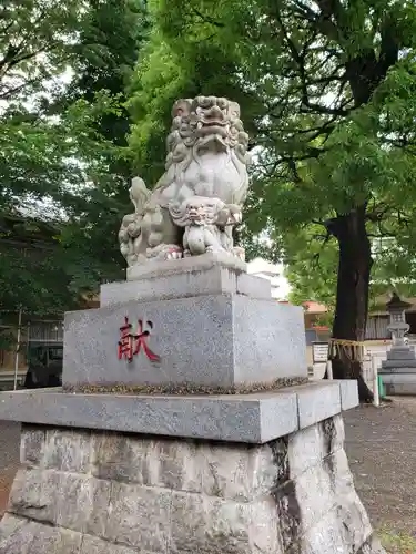 白山神社の狛犬