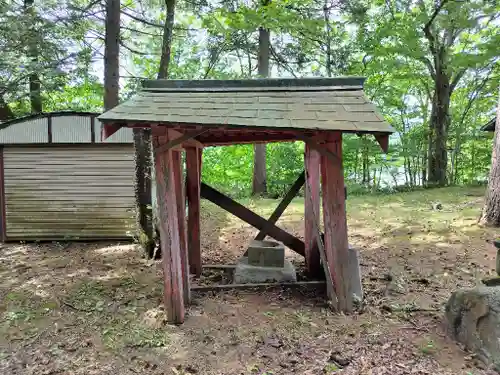 占冠神社の手水