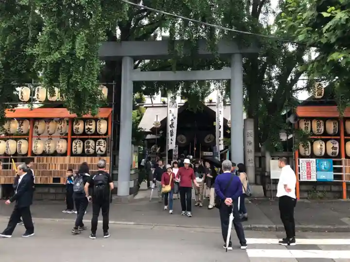 波除神社(波除稲荷神社)の鳥居