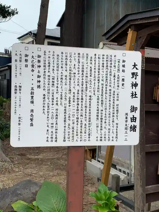 大野神社の建物その他