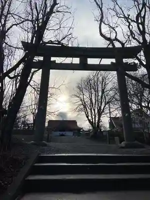 釧路一之宮 厳島神社の鳥居