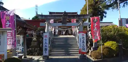 武蔵第六天神社の鳥居