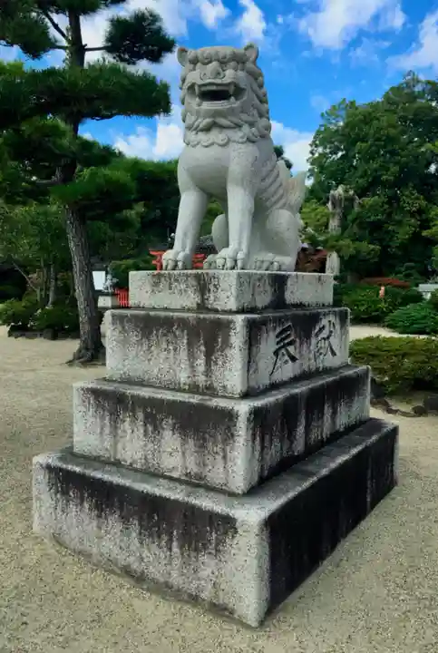誉田八幡宮の狛犬