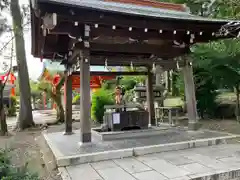 針綱神社の手水