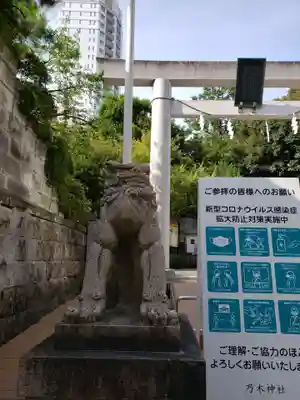 乃木神社の狛犬