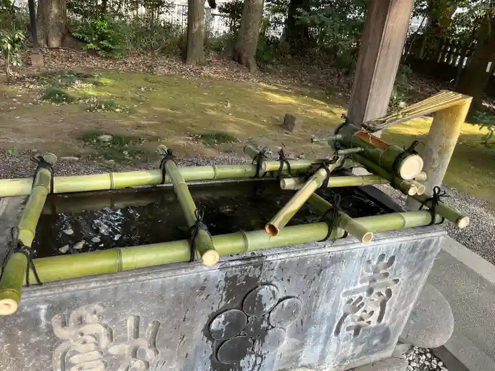 朝日森天満宮の手水舎