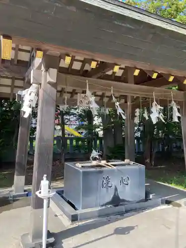 篠路神社の手水