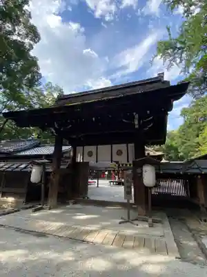 河合神社(鴨川合坐小社宅神社)の山門・神門