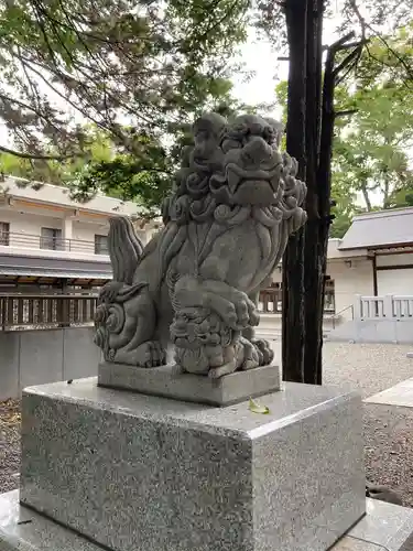 新琴似神社の狛犬