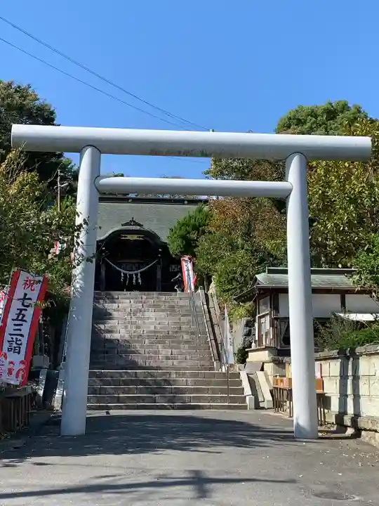 四倉諏訪神社の鳥居
