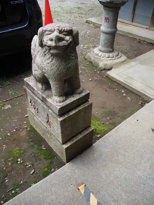 染井稲荷神社の狛犬